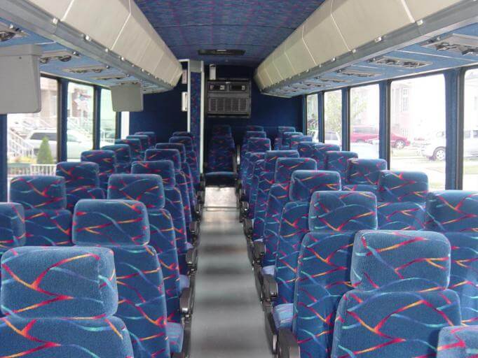 Tampa 35 Passenger Shuttle Bus Interior