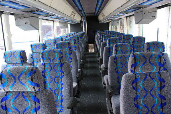 Clearwater 40 Passenger Coach Bus Interior